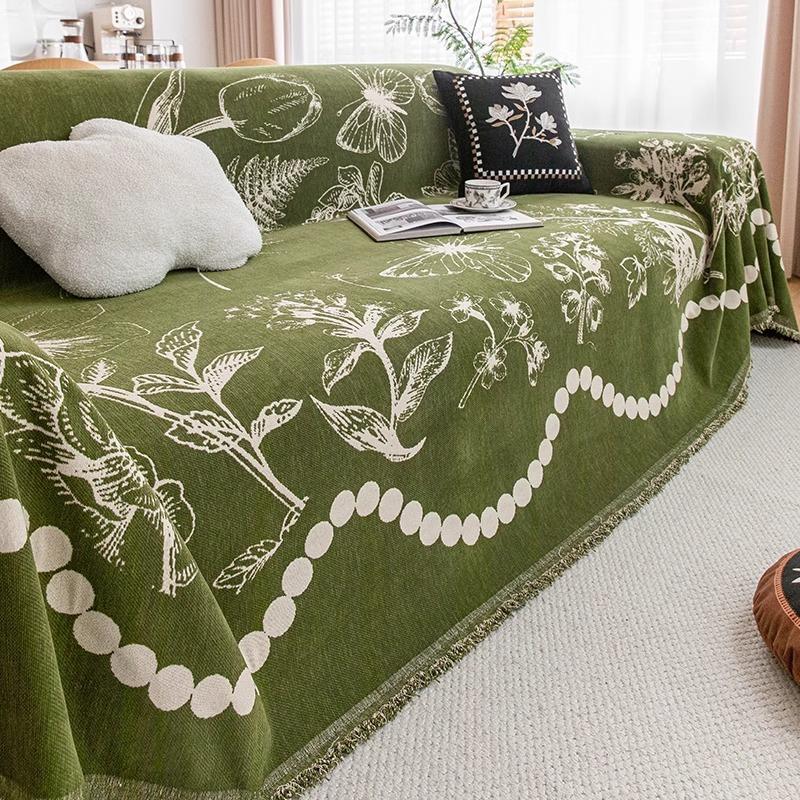 Sofa cover cloth is universal in all seasons, light luxury, high-end dust-proof sofa blanket, a whole cover 2025 new sofa towel