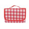 Foldable Picnic Mat Waterproof Sand Blanket Extra Large Picnic Rug Healthy Odor-Free Fabric Yellow Red Stripe Blanket for Beach