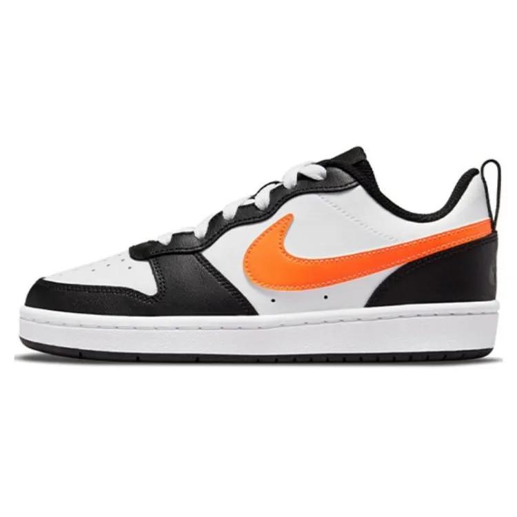 Nike Court Borough Low Top Skateboard Shoes Women's White Black Pink (Unisex) Kids' Skateboarding Shoes