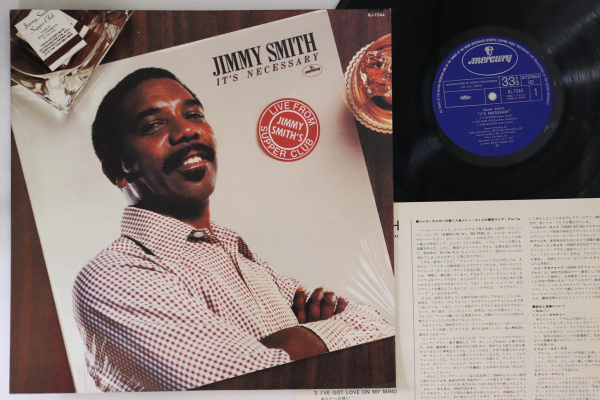 

LP Record JIMMY SMITH - It s Necessary RJ7344 MERCURY 1978 Japan Jazz Used