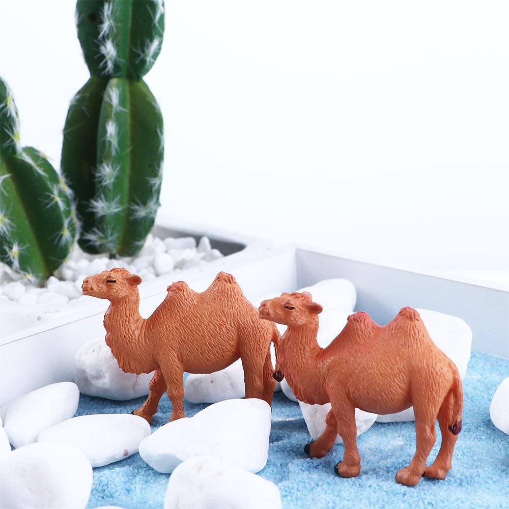 2/6/10pcs Desert Ornament Model Camel Fairy Garden Home Decoration Miniature Figurines