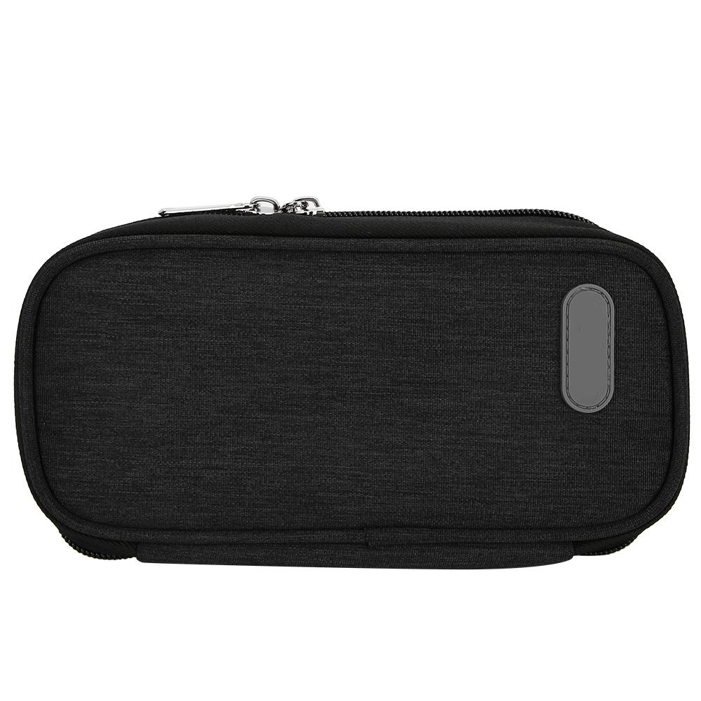 

Портативная сумка для хранения инсулина, охлаждаемая сумка для лекарств, для ухода за пациентами, черное дно, красный цвет чёрный