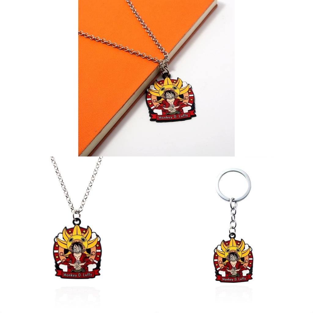 One Piece Monkey D Luffy Keychain Metal Pendant For Gift And Souvenir