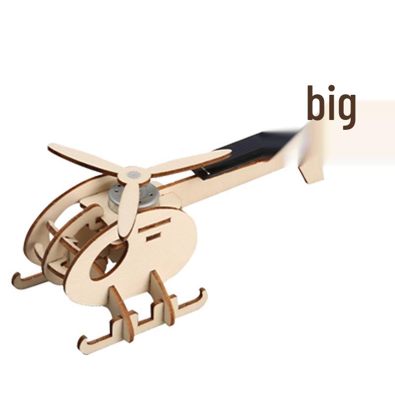 DIY Solar-Powered Airplane Helicopter Science Kit for Kids