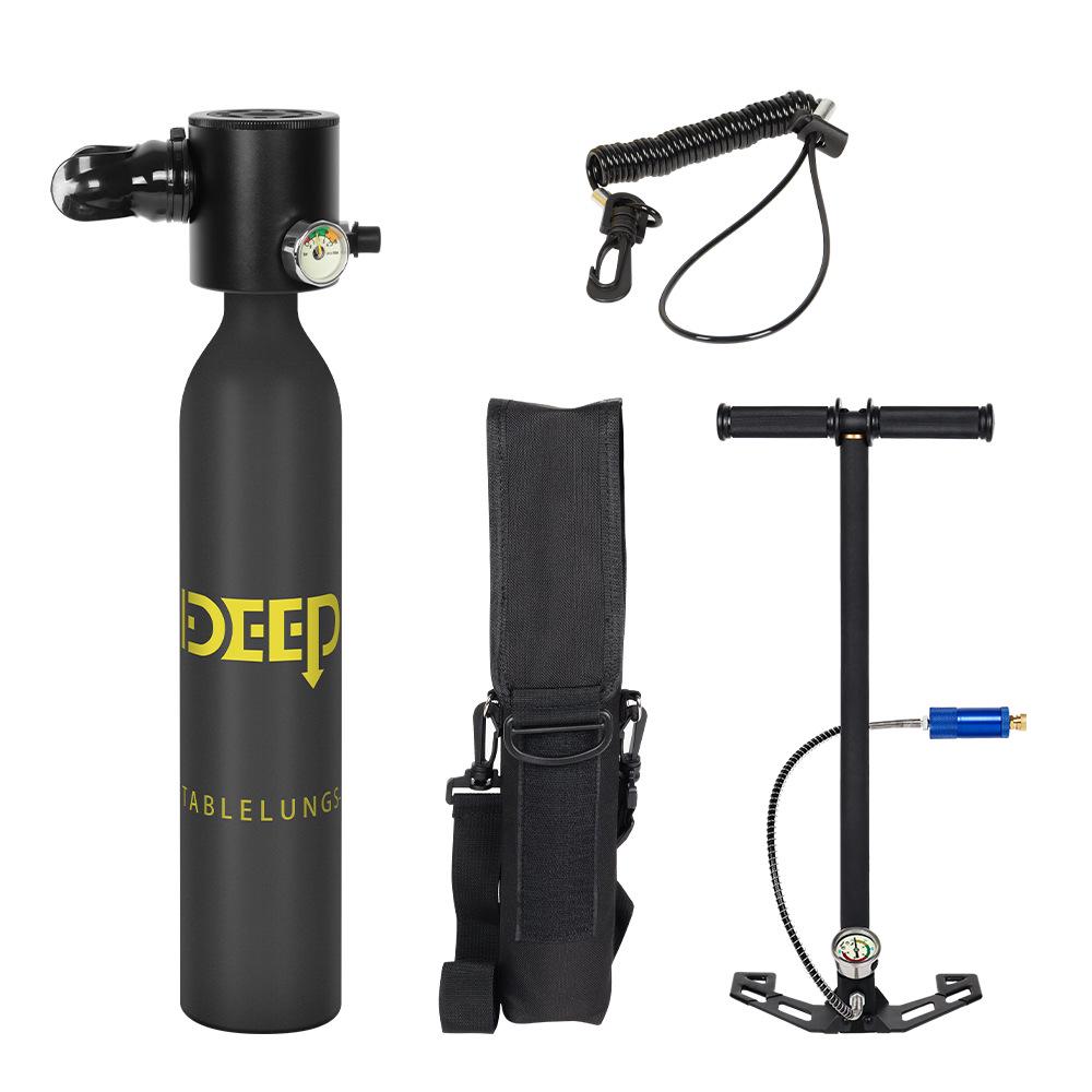 

DIDEEP 0.5L Mini Scuba Oxygen Tank for Diving and Underwater Breathing Training. Universal