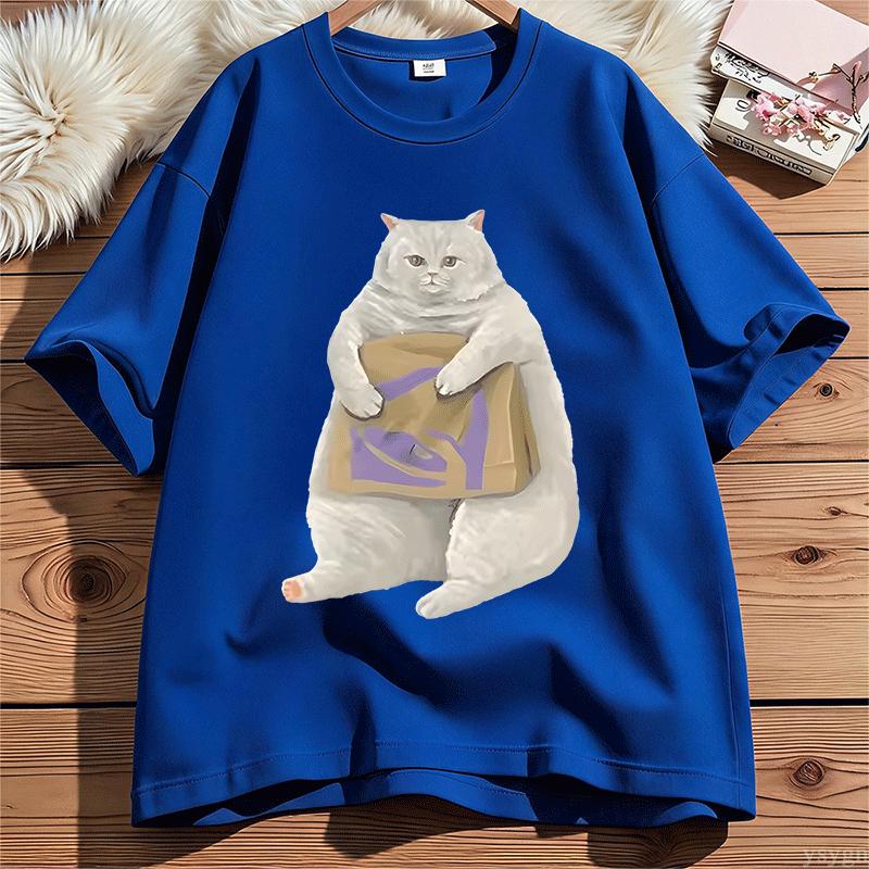 Ill Always Have Money For You Funny Cat TShirts For Unisex Unisex Cotton Short Sleeve Printed Tshirts Streetwear Round Neck Tops