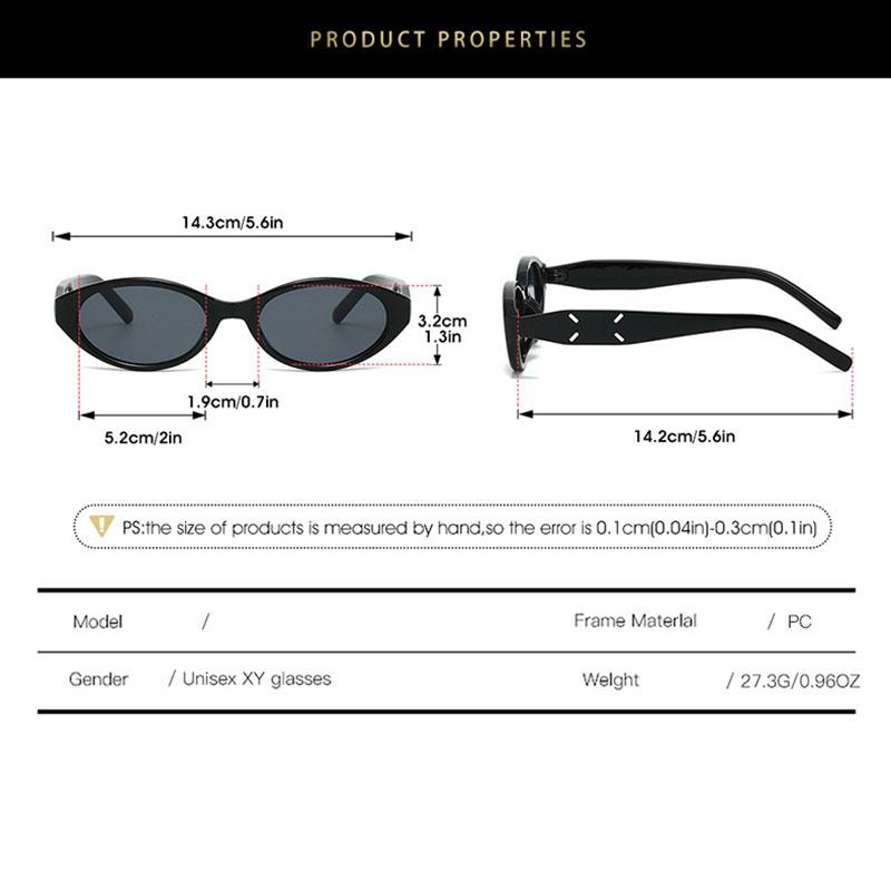 Small Frame Cat Eye Sunglasses Women Men Vintage Punk Luxury Brand Designer UV400 Hip Hop Sexy Sun Glasses