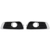 1pair Fog Light Cover Grille Bezel Left Right Fog Light Frame Replacement for Chevy Malibu 2012 To 2015