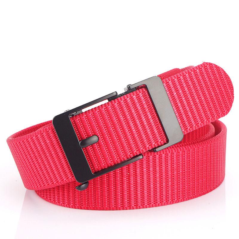 Unisex Belt Versatile And Slimming With Metal Buckle Belt Paired With Jeans