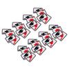 20Pcs Iron On Patch Embroidered Playing Card Patch Applique for Clothes Dress Hat DIY Accessories