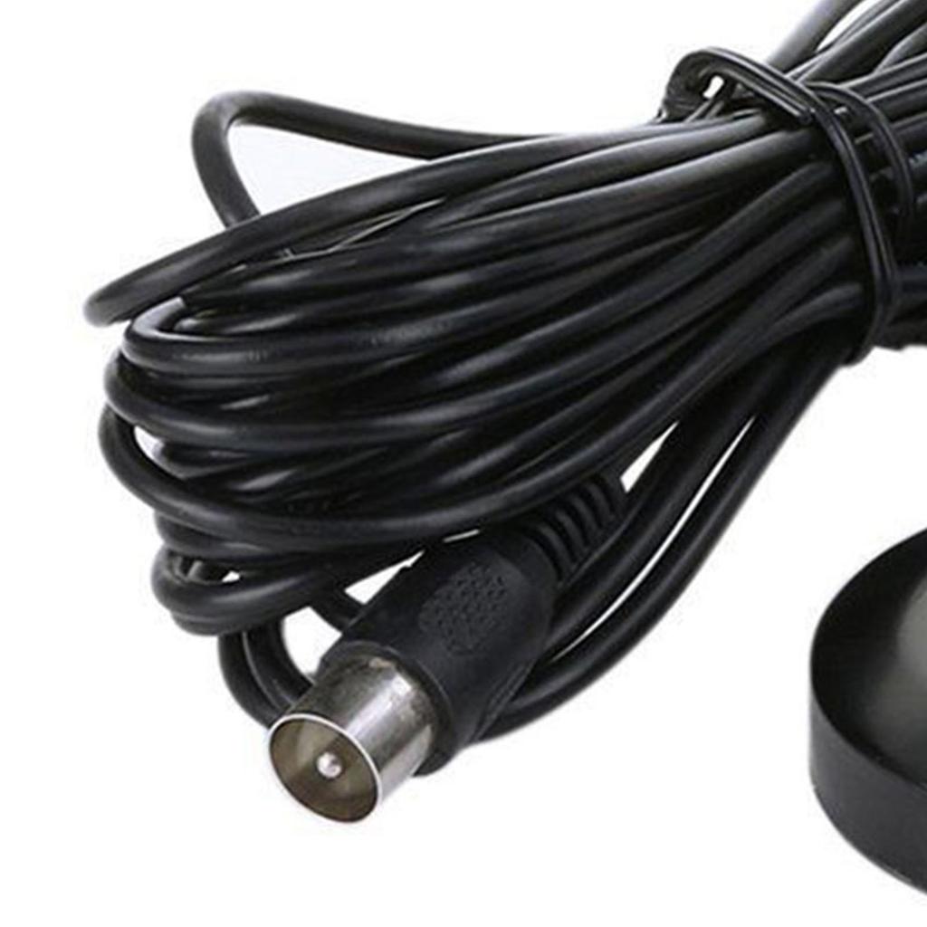 Digital TV-antenne Lettvektsforsterket HDTV-antenne med magnetisk base for innendørs hjemme