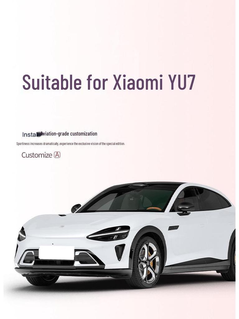 Custom TPE Trunk Mat for Xiaomi YU7 - Car Interior Modification Accessory