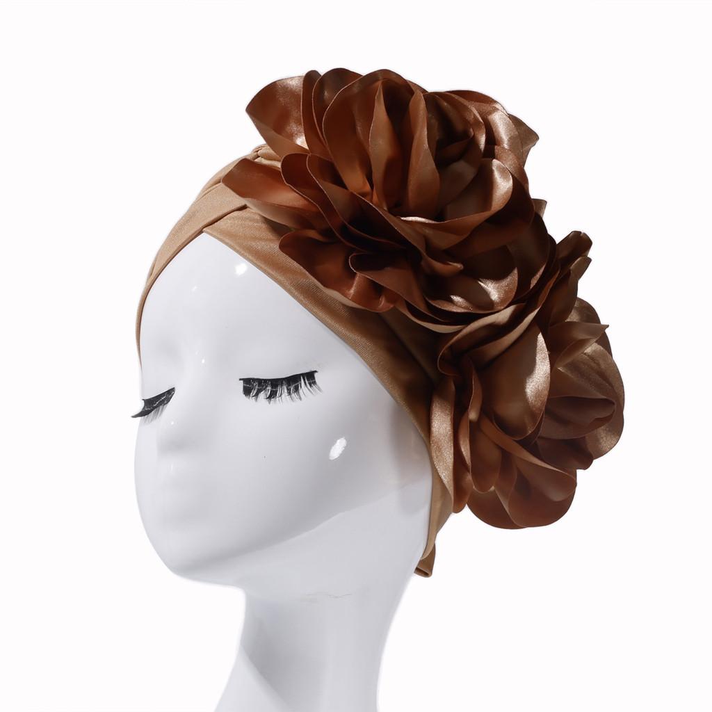 Womens Large Floral Head Wrap With Logo For Autumn Celebrations