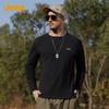 Men's Thermal Fleece Long-Sleeve Crew Neck T-Shirt