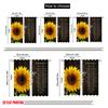 2pcs 2D Flat Printing Curtain Jeremiah Sunflower Hummingbird Hope 100% Polyester Fabric Without Electricity Seasonal Party &