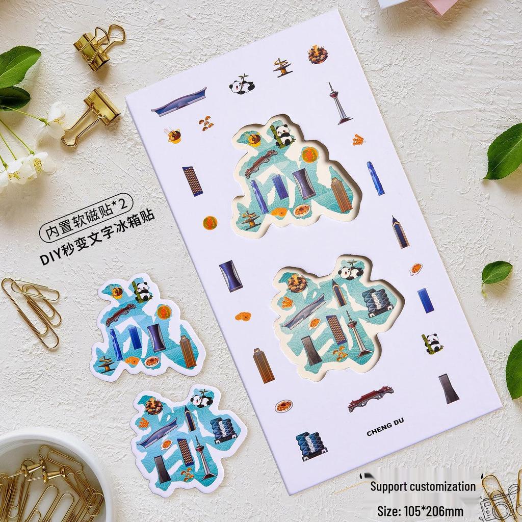 Accordion Fold City Attractions Stamp Collection Book