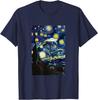 Starry Night UFO Sighting Funny Art Parody Unisex T-Shirt