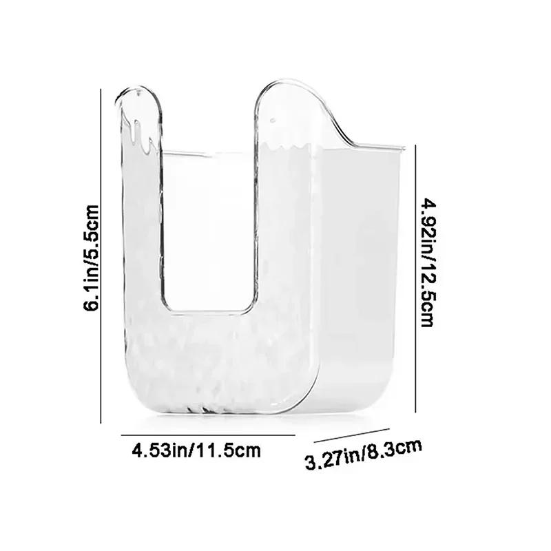 Wet Wipes Storage Box, Punch-free Tissue Box, Toilet Bathroom Kitchen Wall-mounted Inverted Paper Box Light Luxury Home.