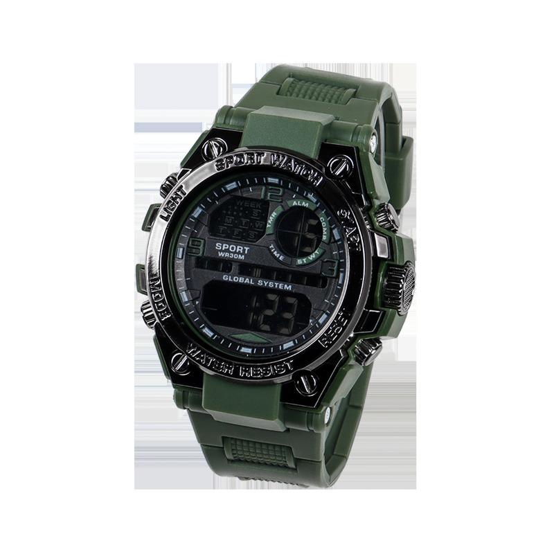 New high-value simple electronic watch student outdoor sports timing luminous alarm electronic watch accessories