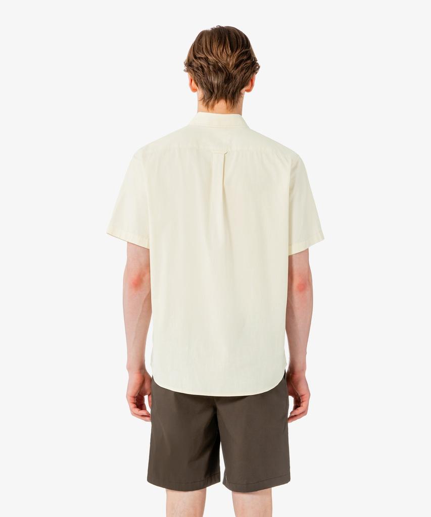 LACOSTE Men'S Chambray Short Sleeve Shirt Ch359E-56G 056