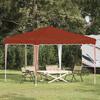 Pop Up Party Tent 288 X 288 X 245 Cm Terracotta Oxford Fabric