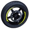Fluorescent Yellow Moto GP Style Inner Rim Tape Wheel Stripes Decals Sticker CinarExtreme