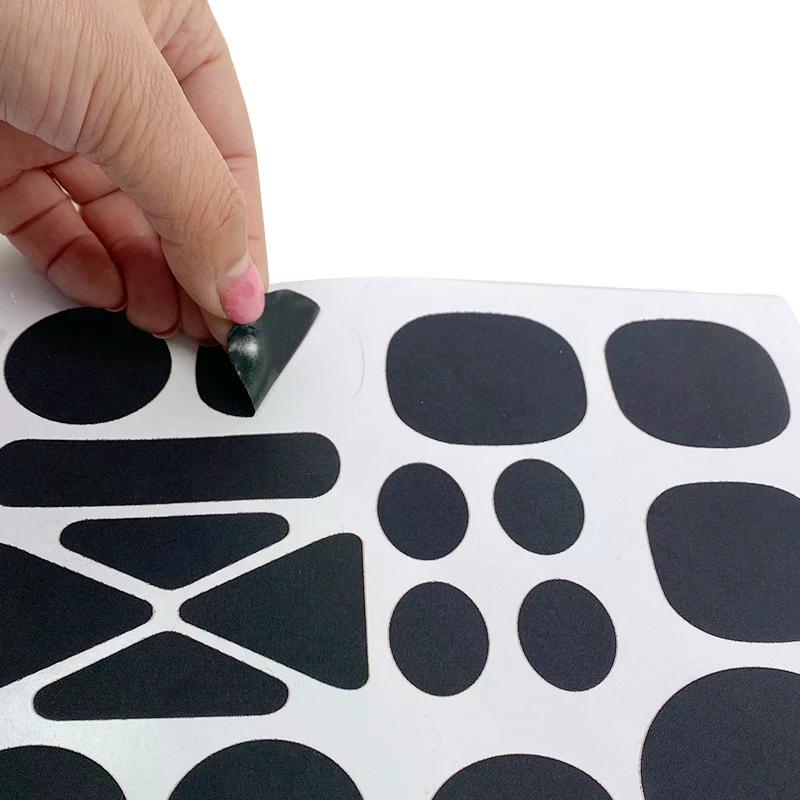 2-Piece Black Self-Adhesive Fabric Repair Patch-No-Cut Instant Fix Universal For Down Jackets Coats Clothing Mending Accessories