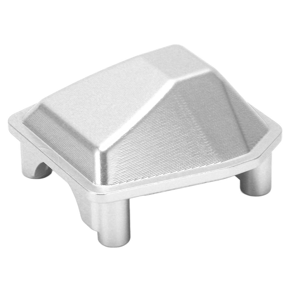 Axle Diff Cover Aluminum Alloy Differential Cover for Axial Scx6 AXI05000 1 6 RC Crawler CarSilver