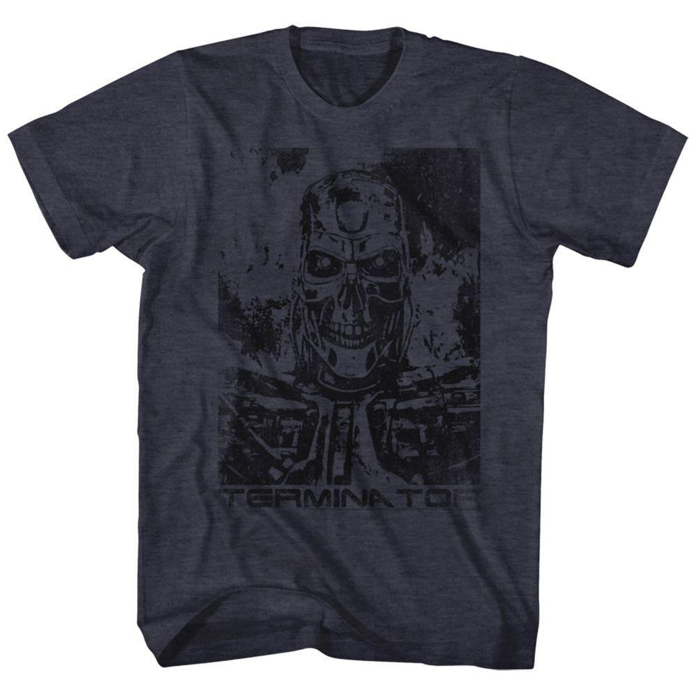 Terminator Black And Blu Movie Shirt XXL