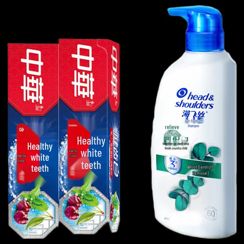 Zhonghua Toothpaste & Anti-Dandruff Shampoo Set