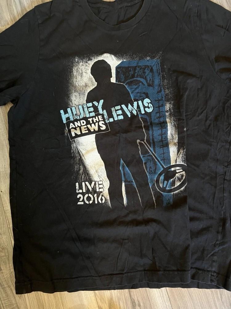 Huey Lewis and the News - Футболка мужская Live 2016 New Размер S-5XL CM344 Унисекс Футболка S