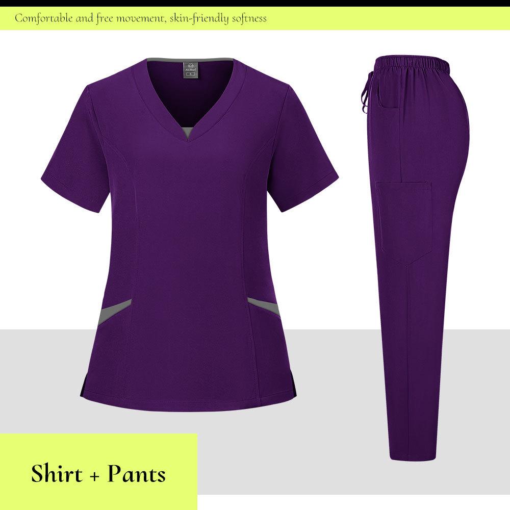 Short Sleeve Scrub Suit - Medical & Nursing Uniform