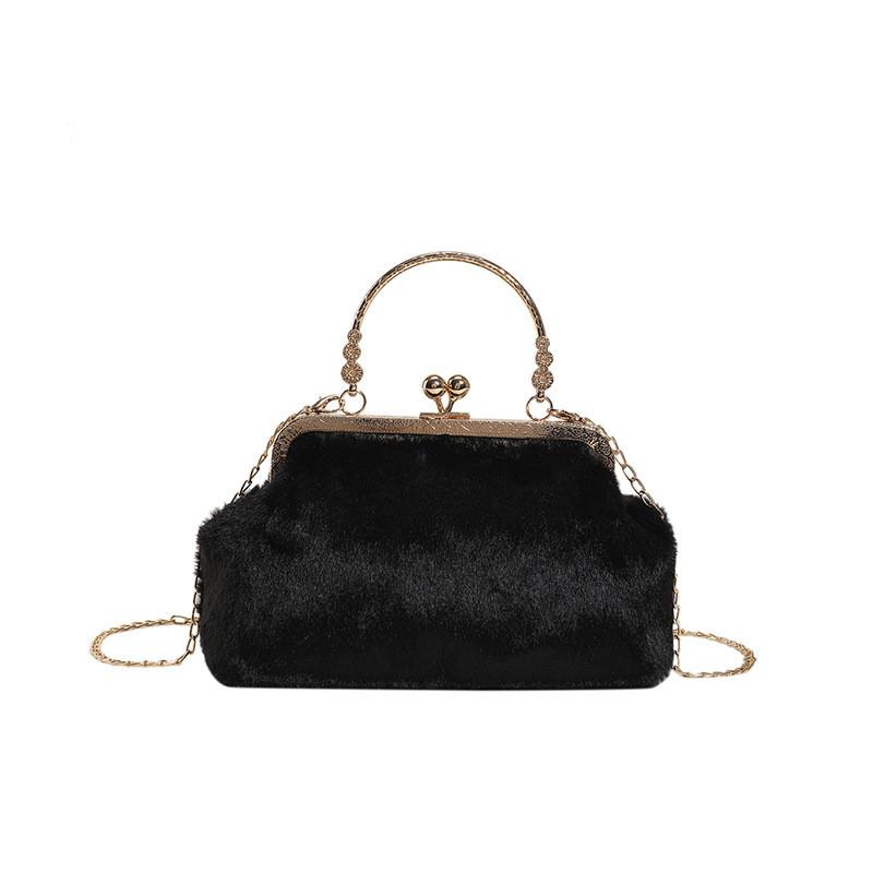 Trendy Shell Bag Stylish Crossbody Chain Bag Beautiful Handheld Purse For Casual Use