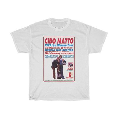 Cibo Matto Viva! La Woman Tour T-Shirt, Unisex Tee