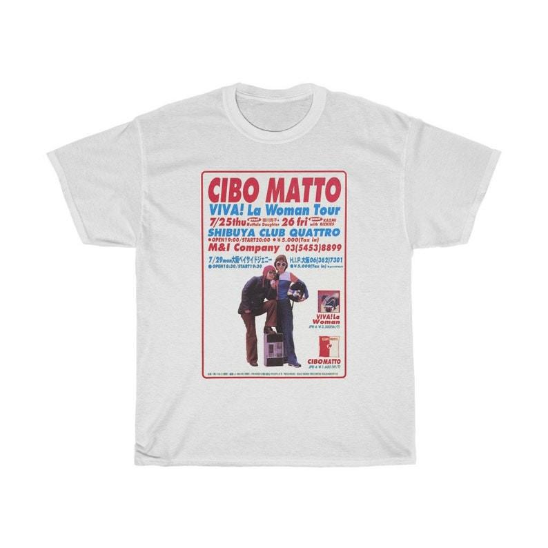 

Cibo Matto Viva! La Woman Tour T-Shirt, Unisex Tee 4XL