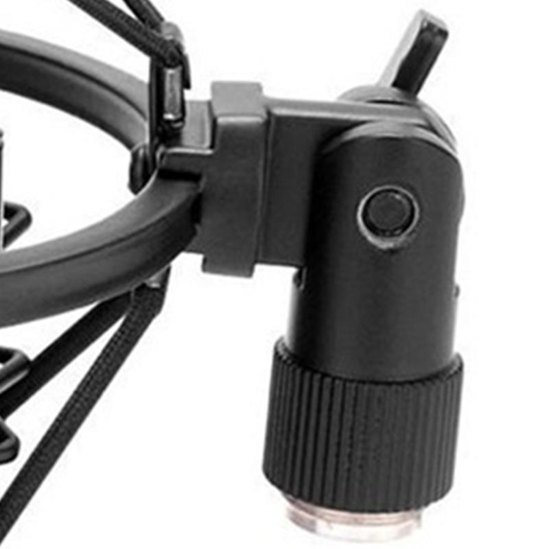 Microphone Shock Mount Metal Mic Shock Holder Stand Anti Vibration for Video Recording