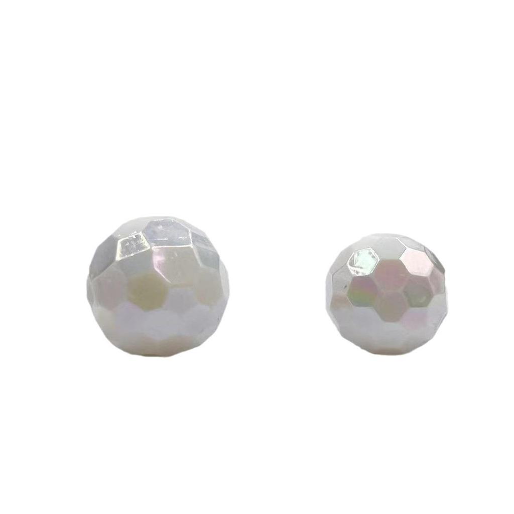 Electroplated Faceted Football Beads 14-16mm | DIY Beading Cell Phone Chain Lanyard Pendant