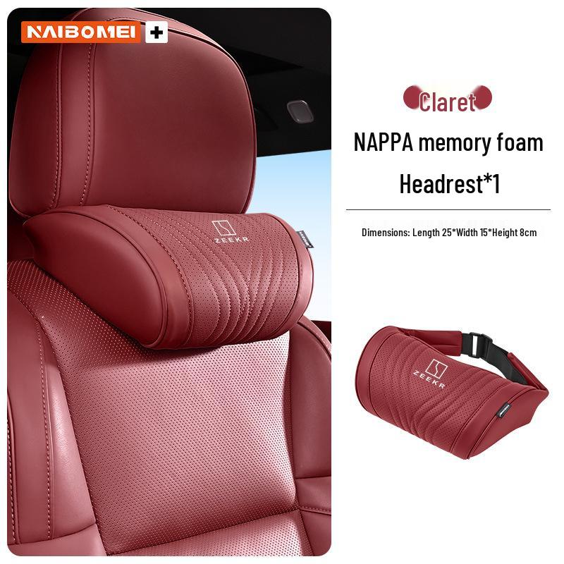 Zeekr 001/X/009 Car Headrest & Neck Pillow with Lumbar Support for Front and Rear Seats