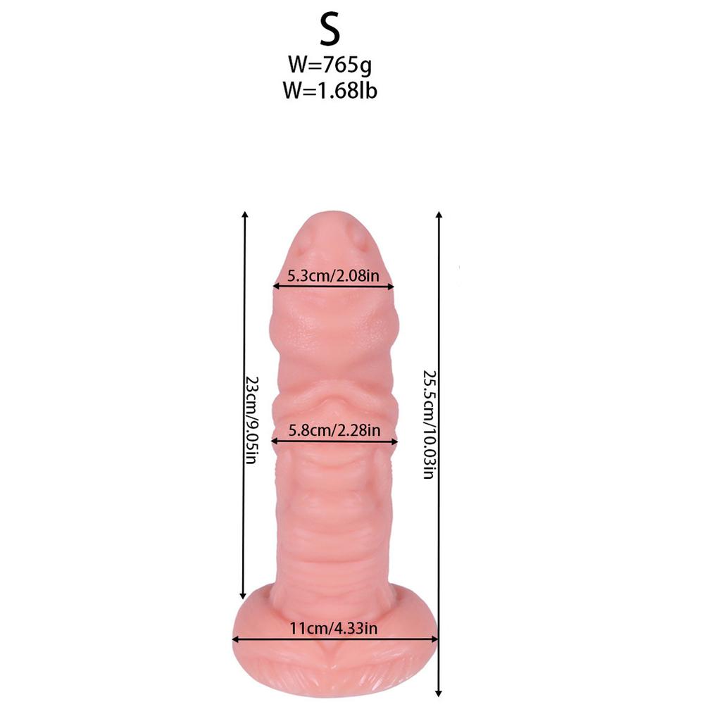Egg Free Simulation Penis Oversized Male And Female Masturbation Manual Alien Shaped Dildo  Adult Sex Toy
