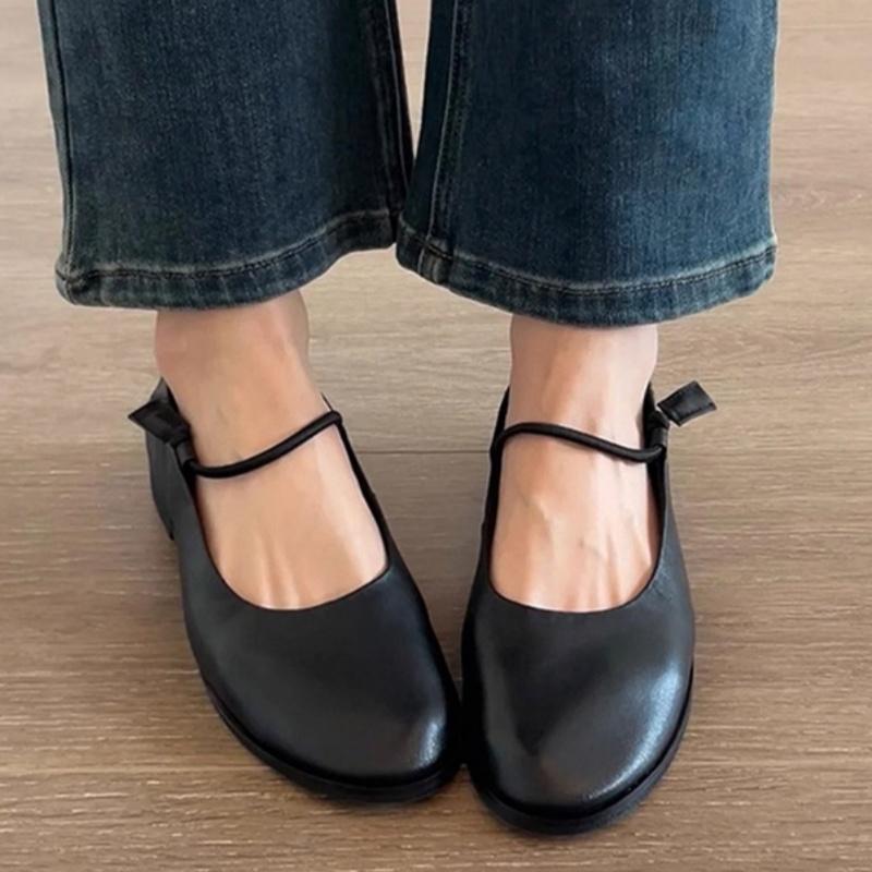 2025 Spring New Style Popular French Women's Flats Shoes Soft Ballet Shoes Elegant Slip On Loafers Shoes Zapatos Mujer