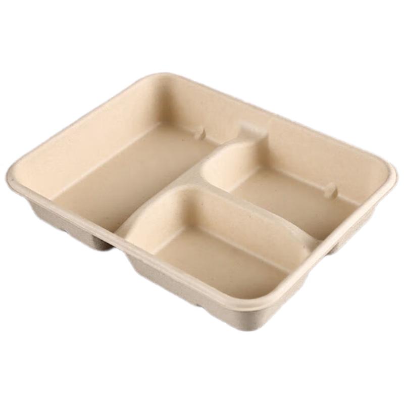 Chef's Choice Compostable Sugarcane Pulp Meal Containers with Lids