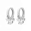 S925 Sterling Silver Star & Moon Stud Earrings - Elegant & Versatile for Women