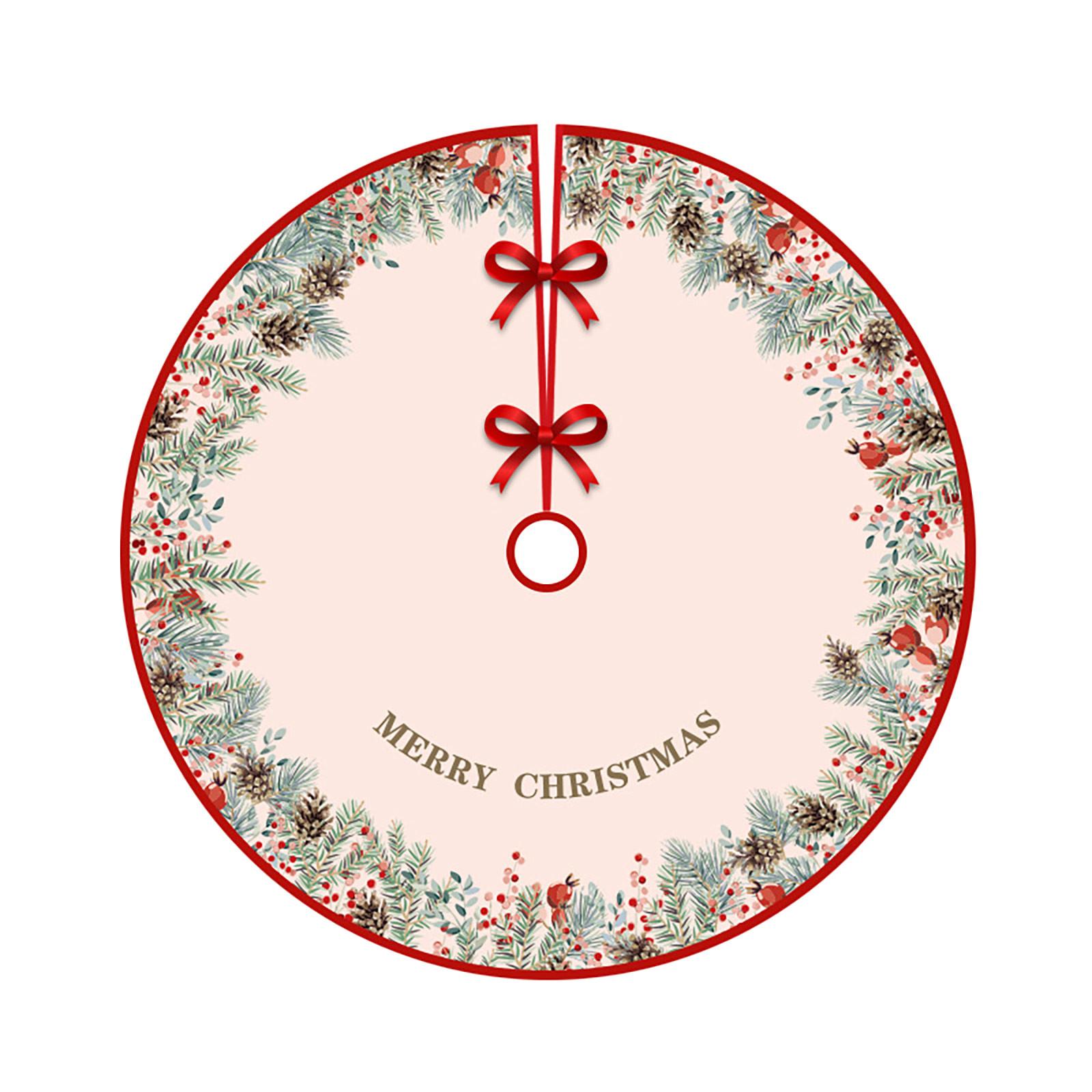 

(SU)Рождественская елка Юбка Украшение Для Дома Рождественские Елочные Украшения Юбка Орнамент Праздничные Праздничные Украшения Для Вечеринки Крытый На Открытом Воздухе One Size