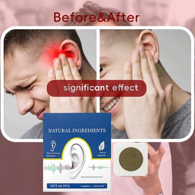 Pflaster reduziert Tinnitus wirksam und verbessert Ohrenbeschwerden. Tinnitus-Pflaster-Set mit 60 Stück