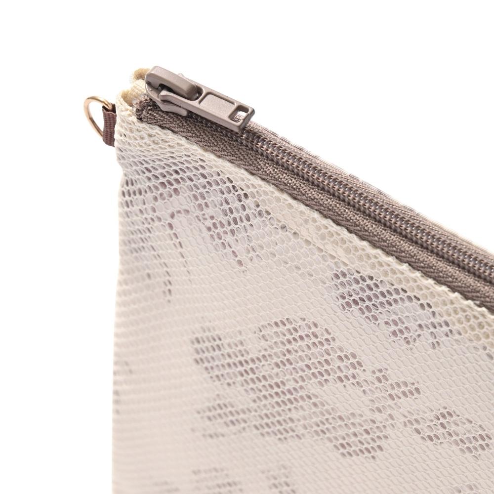Franc Franc Japan Classic Flower Light Pink Mesh Pouch Set