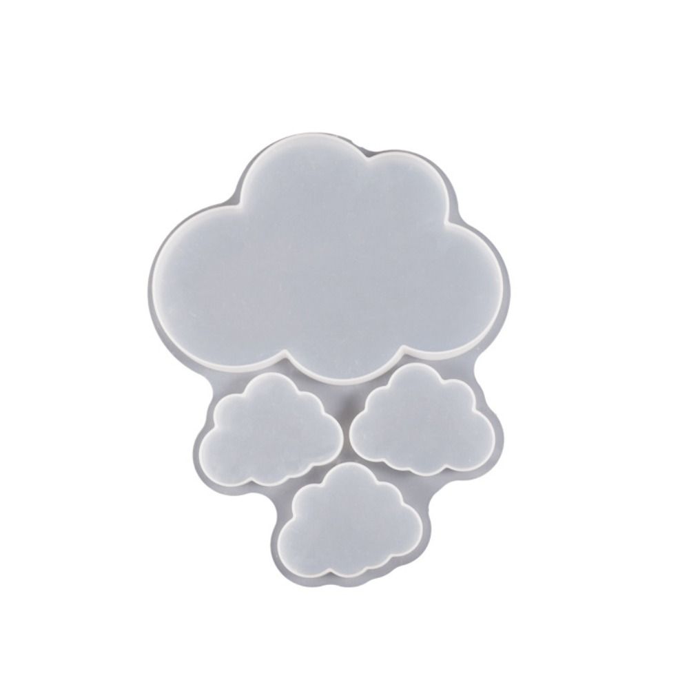 New Crystal Epoxy DIY Crafts Mold Door Handmake Cloud Combination Pendants Mold Hanging Silicone Mold DIY
