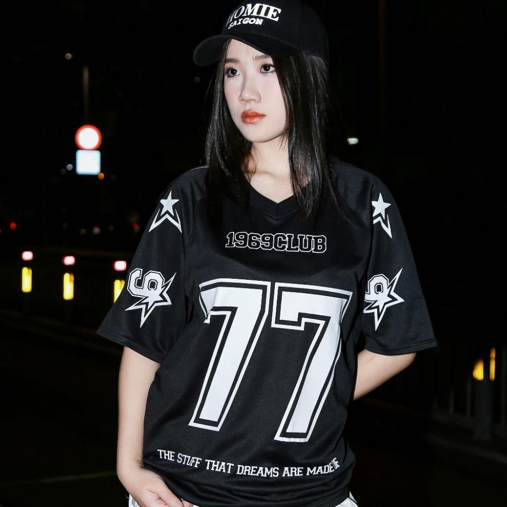

Casual sports T-shirt, loose sleeves, loose fit, women s T-shirt 6XL