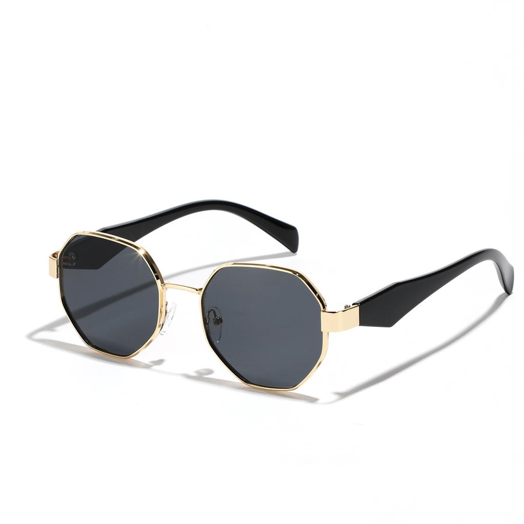 Glasses Square Polygon Metal Sunglasses Men'S Sunscreen Sunglasses Women'S Ins