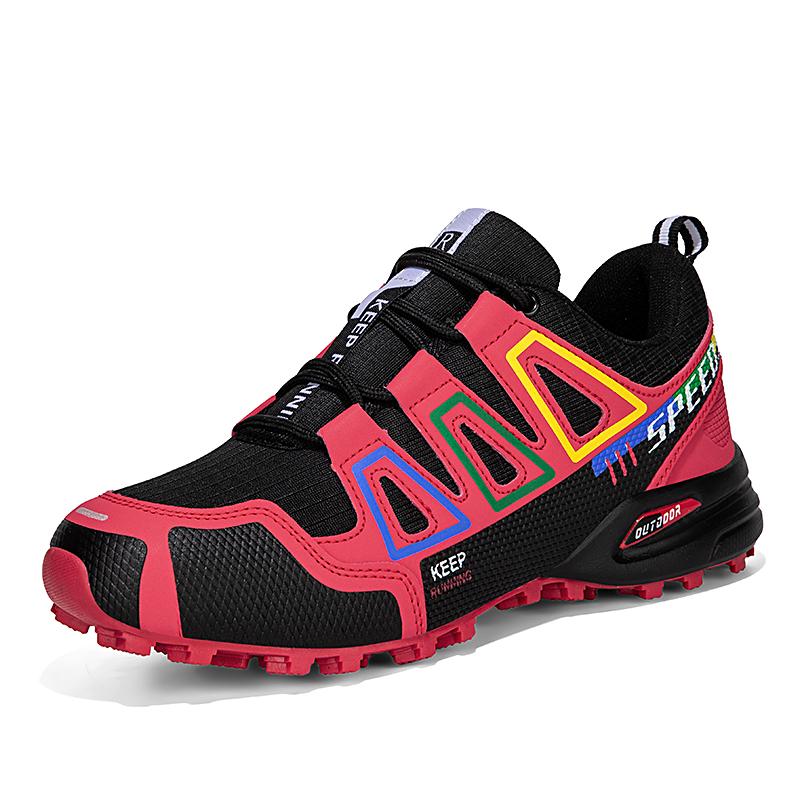 Women s Waterproof Hiking Shoes Outdoor Sports Shoes Women s Walking Travel Sports Shoes Bicycle Sports Shoes Running Sports Sho 36 красный