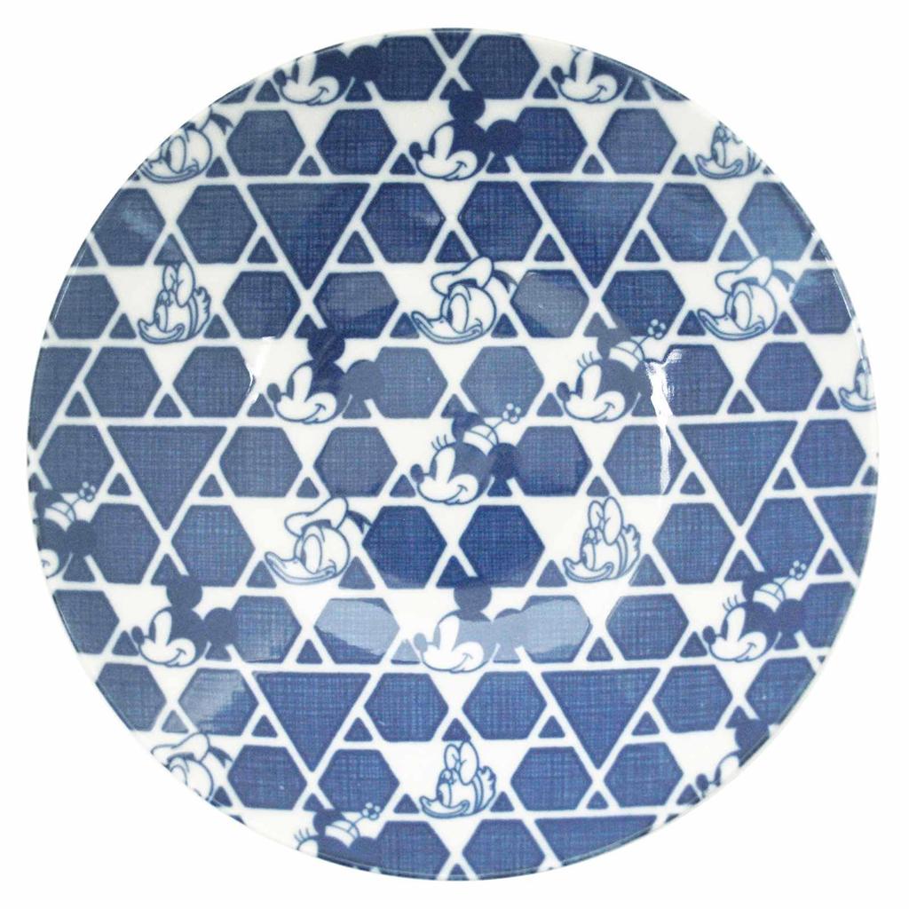 Disney Mickey Mouse Friends Dinnerware Pair 2 Curry Pasta 4 13cm Dishwasher and Microwave Japanese Miscellaneous Made in & Set, Plates, 2-Person Set,